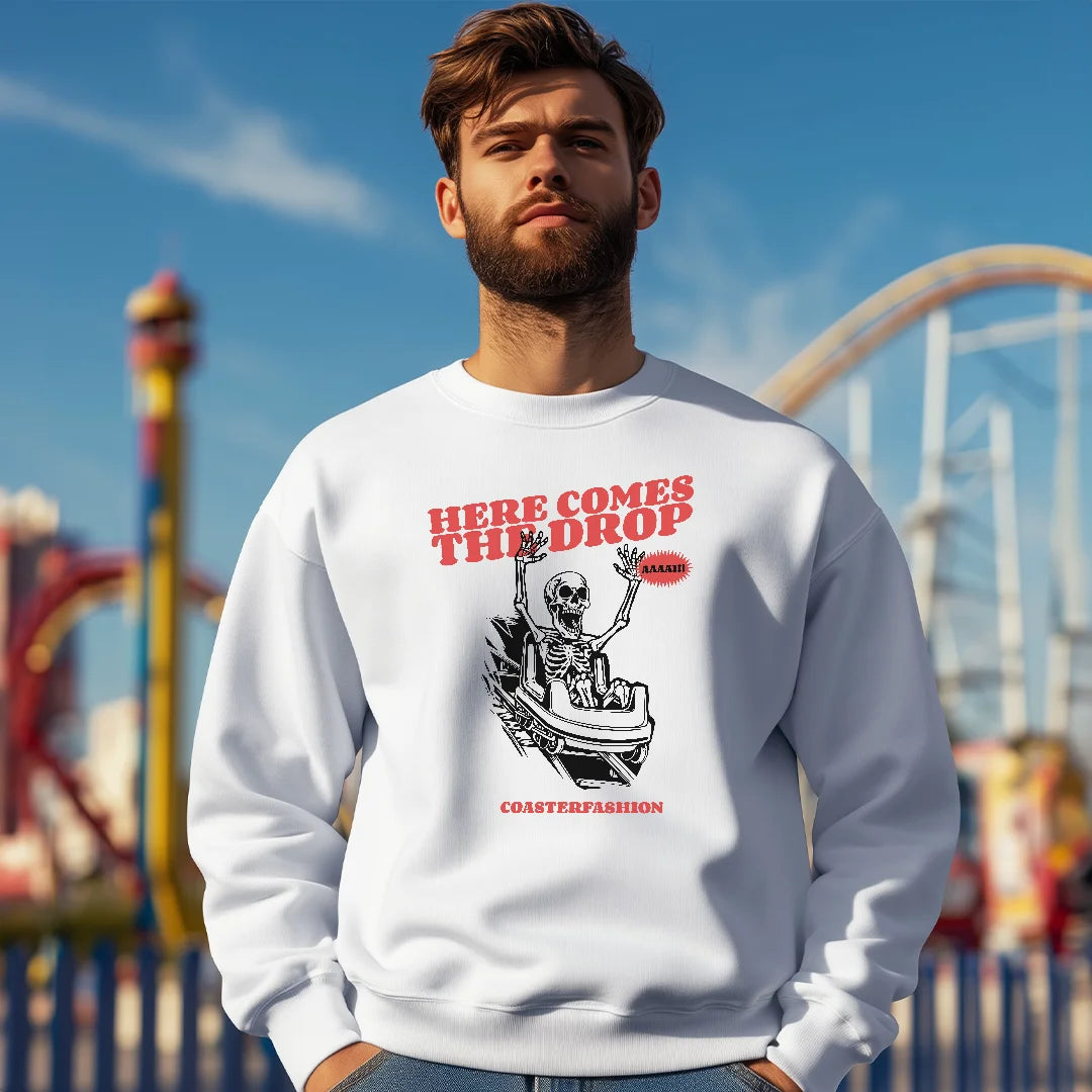 HERE COMES THE DROP Sweatshirt - Changer Sweatshirt 2.0 ST/ST